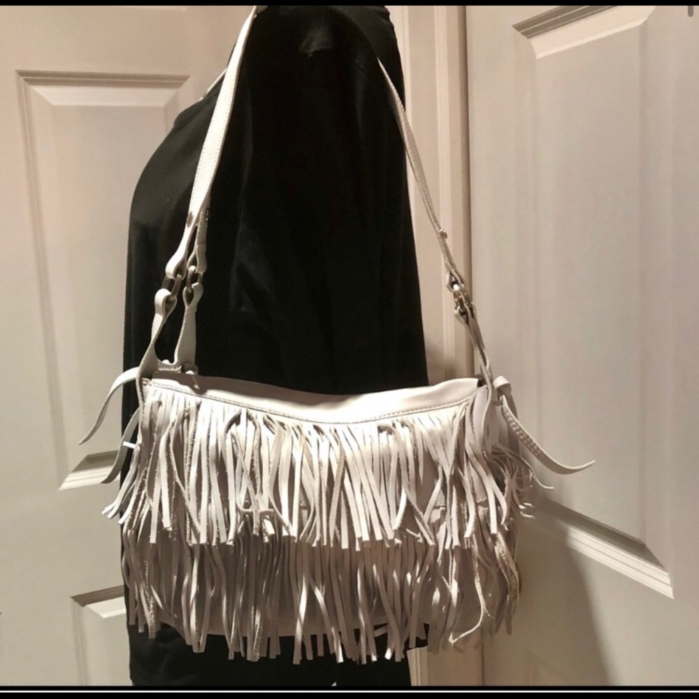 🎉HP🎉NWOT Vintage Hogan Fringed Handbag - Picture 2 of 8